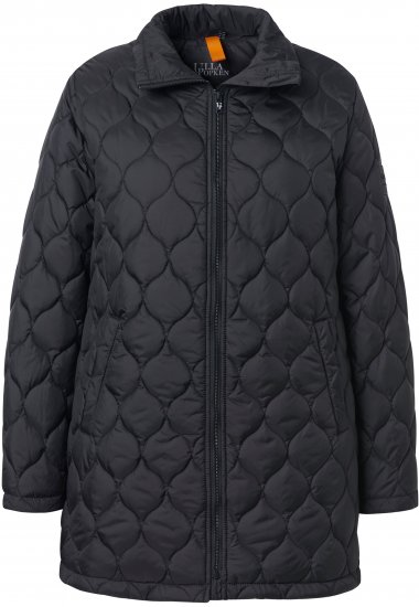Ulla Popken HYPRAR Water-Repellent Quilted Jacket Black - Kurtki - 