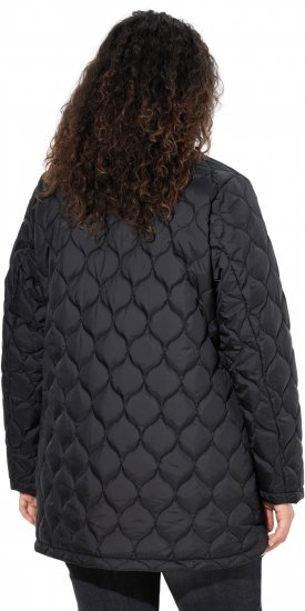 Ulla Popken HYPRAR Water-Repellent Quilted Jacket Black - Kurtki - 