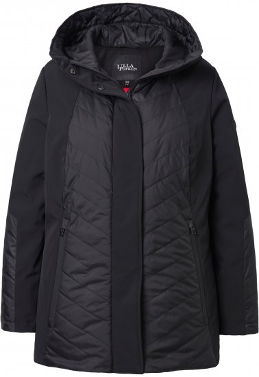 Ulla Popken HYPRAR Functional Softshell Jacket Black - Kurtki - 