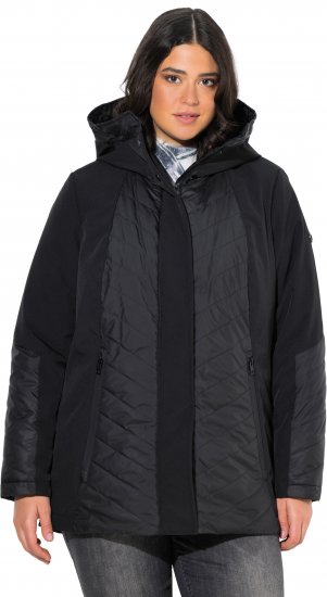 Ulla Popken HYPRAR Functional Softshell Jacket Black - Kurtki - 