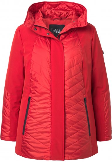 Ulla Popken HYPRAR Functional Softshell Jacket Red - Kurtki - 
