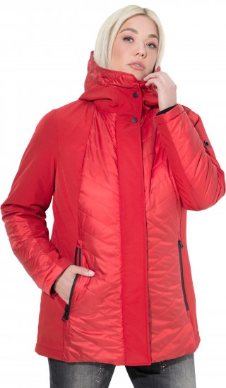 Ulla Popken HYPRAR Functional Softshell Jacket Red - Kurtki - 