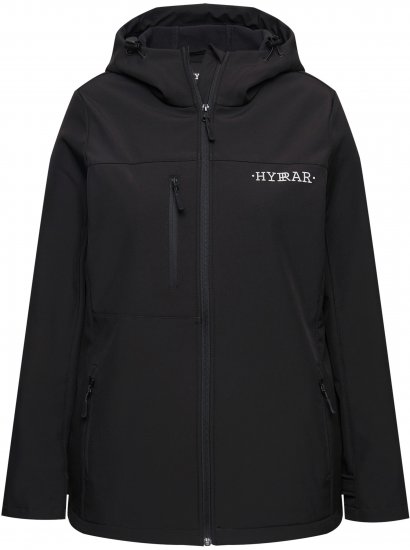 Ulla Popken HYPRAR Softshell Fleece Lined Jacket Black - Kurtki - 
