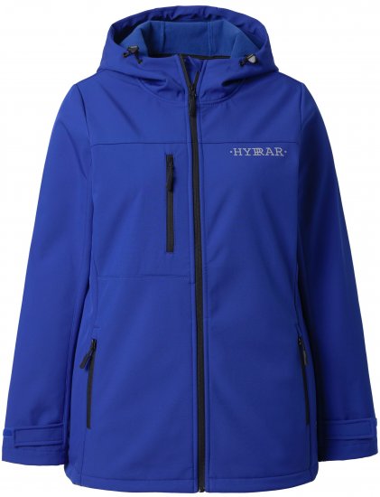 Ulla Popken HYPRAR Softshell Fleece Lined Jacket Capri Blue - Kurtki - 