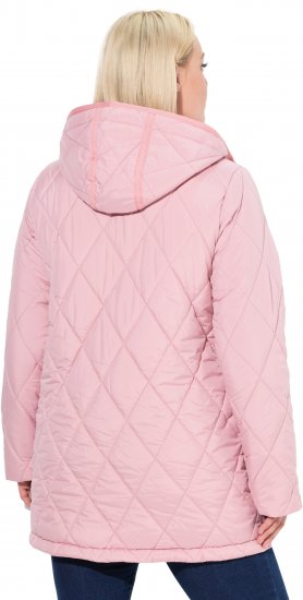 Ulla Popken HYPRAR Quilted Water-Repellent Jacket Soft Dusty Rose - Kurtki - 