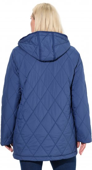 Ulla Popken HYPRAR Quilted Water-Repellent Jacket Medium Blue - Kurtki - 