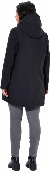 Ulla Popken HYPRAR Water Repellent Softshell Jacket Black - Kurtki - 