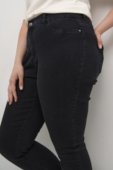 Kaffe Curve Laurina Jeansy Prany czarny denim - Jeansy & Spodnie w Dużych Rozmiarach – Plus Size - 