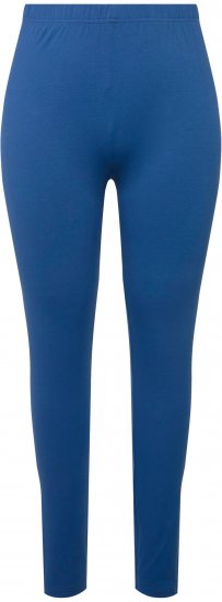 Ulla Popken Basic Stretch Knit Ankle Length Leggings Grey Blue - Jeansy & Spodnie w Dużych Rozmiarach – Plus Size - 