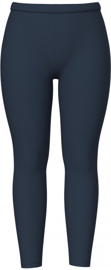 Ulla Popken Basic Stretch Knit Ankle Length Leggings Navy - Jeansy & Spodnie w Dużych Rozmiarach – Plus Size - 