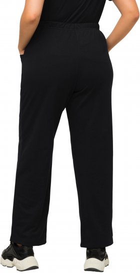 Ulla Popken Pull On Knit Straight Leg Pocket Pants Black - ODZIEŻ DAMSKA 40-66 - 