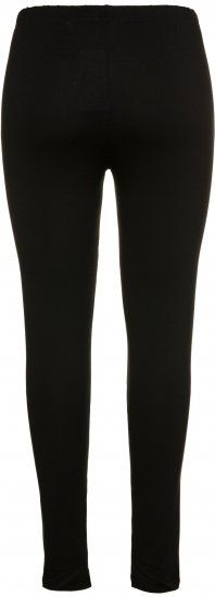 Ulla Popken Viscose Spandex Leggings Black - Jeansy & Spodnie w Dużych Rozmiarach – Plus Size - 