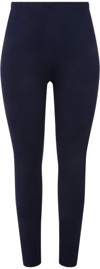 Ulla Popken Viscose Spandex Leggings Night Blue - Jeansy & Spodnie w Dużych Rozmiarach – Plus Size - 