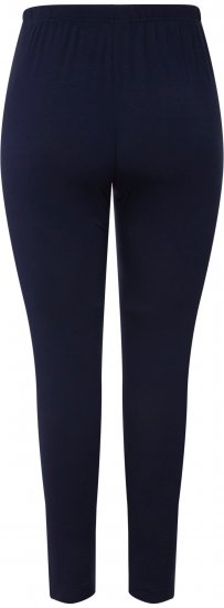 Ulla Popken Viscose Spandex Leggings Night Blue - Jeansy & Spodnie w Dużych Rozmiarach – Plus Size - 