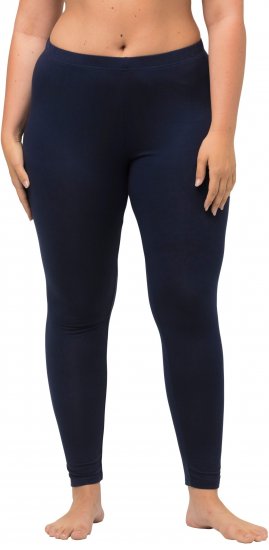 Ulla Popken Viscose Spandex Leggings Night Blue - Jeansy & Spodnie w Dużych Rozmiarach – Plus Size - 