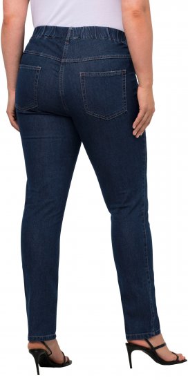 Ulla Popken Denim Look All Elastic Pocket Sienna Jeggings Blue Denim - Jeansy & Spodnie w Dużych Rozmiarach – Plus Size - 