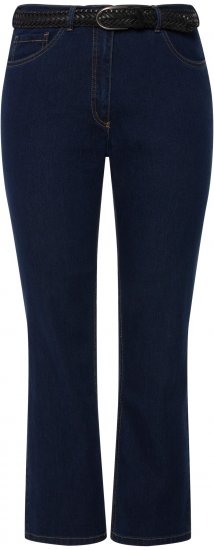 Ulla Popken Regular Fit Mandy Stretch Jeans Blue Denim - Jeansy & Spodnie w Dużych Rozmiarach – Plus Size - 