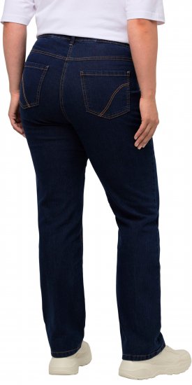 Ulla Popken Regular Fit Mandy Stretch Jeans Blue Denim - Jeansy & Spodnie w Dużych Rozmiarach – Plus Size - 