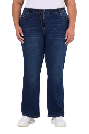 Ulla Popken Marie Fit Bootcut Stretch Jeans Blue Denim - Ulla Popken - Ulla Popken Odzież Plus Size