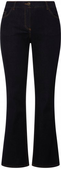Ulla Popken Marie Fit Bootcut Stretch Jeans Dark Blue Denim - Jeansy & Spodnie w Dużych Rozmiarach – Plus Size - 