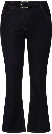 Ulla Popken Marie Fit Bootcut Stretch Jeans Dark Blue Denim - Jeansy & Spodnie w Dużych Rozmiarach – Plus Size - 