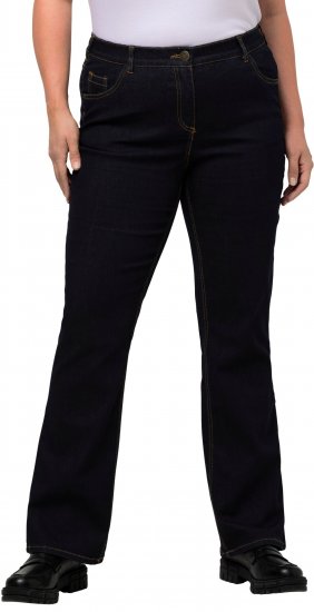 Ulla Popken Marie Fit Bootcut Stretch Jeans Dark Blue Denim - Jeansy & Spodnie w Dużych Rozmiarach – Plus Size - 