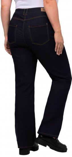 Ulla Popken Marie Fit Bootcut Stretch Jeans Dark Blue Denim - Jeansy & Spodnie w Dużych Rozmiarach – Plus Size - 