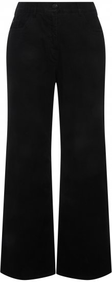Ulla Popken Mary Fit Wide Leg Stretch Jeans Black - Jeansy & Spodnie w Dużych Rozmiarach – Plus Size - 