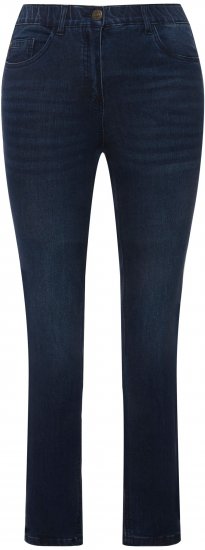 Ulla Popken Stretch Sarah Fit Skinny Jeans Blue Denim - Jeansy & Spodnie w Dużych Rozmiarach – Plus Size - 