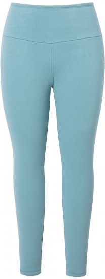 Ulla Popken Faux Fur Lined Stretch Leggings Ice Green - Jeansy & Spodnie w Dużych Rozmiarach – Plus Size - 