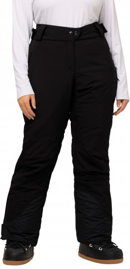 Ulla Popken HYPRAR Triple Function Ski Pants Black - Jeansy & Spodnie w Dużych Rozmiarach – Plus Size - 