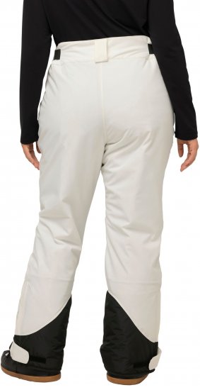 Ulla Popken HYPRAR Triple Function Ski Pants Snow White - Jeansy & Spodnie w Dużych Rozmiarach – Plus Size - 
