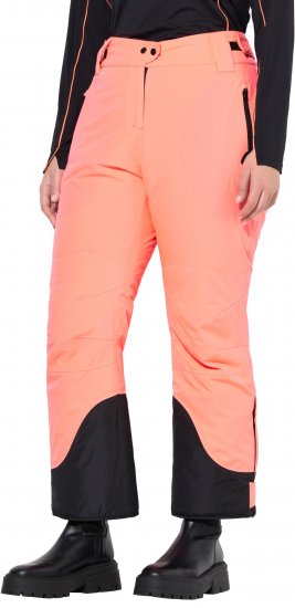 Ulla Popken HYPRAR Triple Function Ski Pants Neon Pink - Jeansy & Spodnie w Dużych Rozmiarach – Plus Size - 