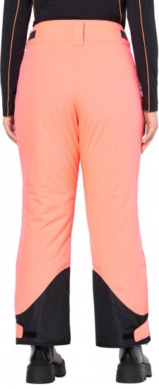 Ulla Popken HYPRAR Triple Function Ski Pants Neon Pink - Jeansy & Spodnie w Dużych Rozmiarach – Plus Size - 