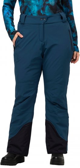 Ulla Popken HYPRAR Triple Function Ski Pants Teal - Jeansy & Spodnie w Dużych Rozmiarach – Plus Size - 