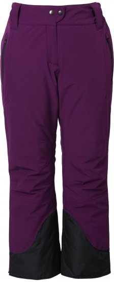 Ulla Popken HYPRAR Triple Function Ski Pants Grape Red - Jeansy & Spodnie w Dużych Rozmiarach – Plus Size - 