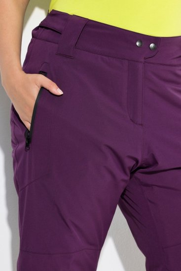 Ulla Popken HYPRAR Triple Function Ski Pants Grape Red - Odzież narciarska - 