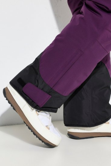 Ulla Popken HYPRAR Triple Function Ski Pants Grape Red - Odzież narciarska - 