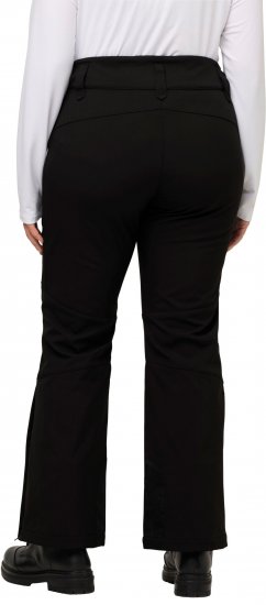 Ulla Popken Water Repellent Softshell Pants Black - Jeansy & Spodnie w Dużych Rozmiarach – Plus Size - 