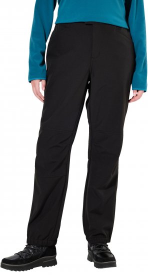 Ulla Popken Softshell Triple Function Fleece Lined Pants Black - Jeansy & Spodnie w Dużych Rozmiarach – Plus Size - 