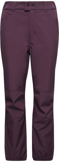 Ulla Popken Softshell Triple Function Fleece Lined Pants Dark Blackberry - Jeansy & Spodnie w Dużych Rozmiarach – Plus Size - 