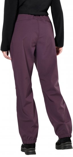 Ulla Popken Softshell Triple Function Fleece Lined Pants Dark Blackberry - Jeansy & Spodnie w Dużych Rozmiarach – Plus Size - 