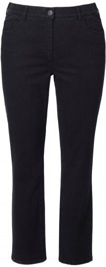 Ulla Popken Stretch Fit Jeans Black - Jeansy & Spodnie w Dużych Rozmiarach – Plus Size - 