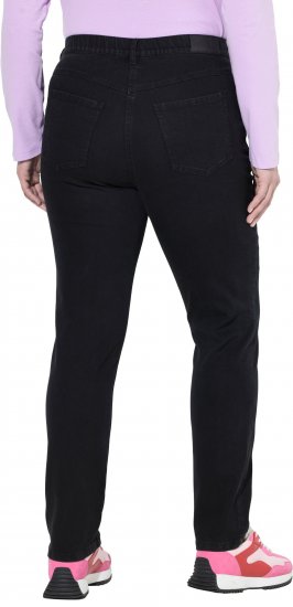 Ulla Popken Stretch Fit Jeans Black - Jeansy & Spodnie w Dużych Rozmiarach – Plus Size - 