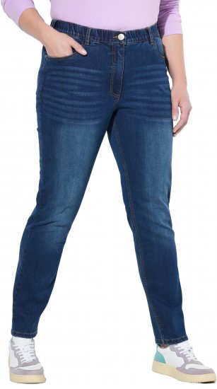 Ulla Popken Stretch Fit Jeans Blue Denim - Jeansy & Spodnie w Dużych Rozmiarach – Plus Size - 