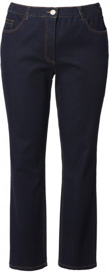 Ulla Popken Stretch Fit Jeans Dark Blue Denim - Jeansy & Spodnie w Dużych Rozmiarach – Plus Size - 