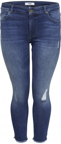 Only Carmakoma Willy Skinny Fit Jeans Blue - Jeansy - 