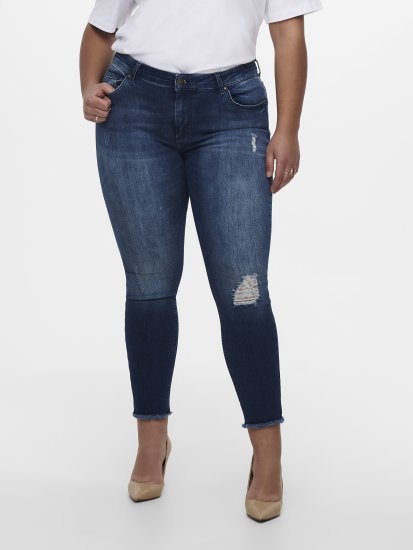 Only Carmakoma Willy Skinny Fit Jeans Blue - Jeansy - 