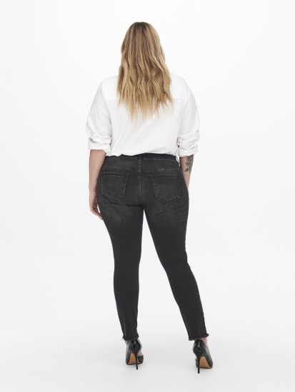 Only Carmakoma Willy Skinny Fit Jeans Black - Jeansy - 