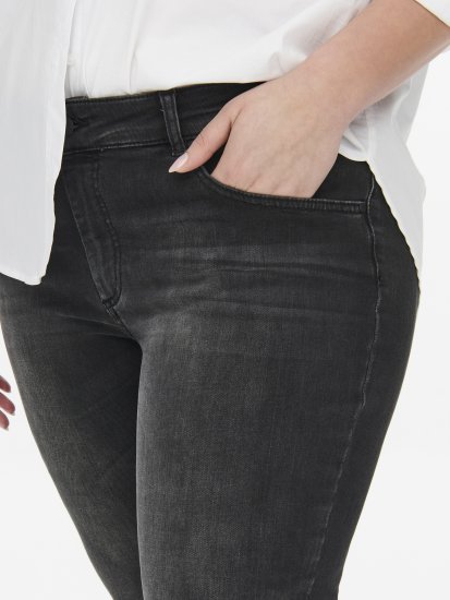 Only Carmakoma Willy Skinny Fit Jeans Black - Jeansy - 